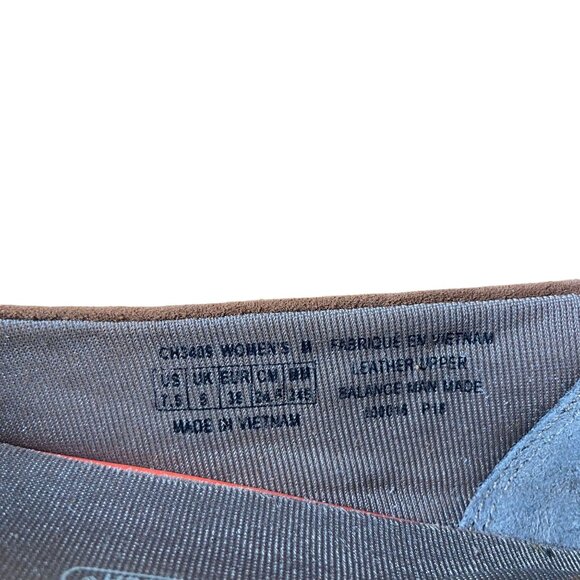 Rockport Total Motion Women's Brown Suede Flats Size 7.5 With Gold Heel Accent N - Picture 2 of 8